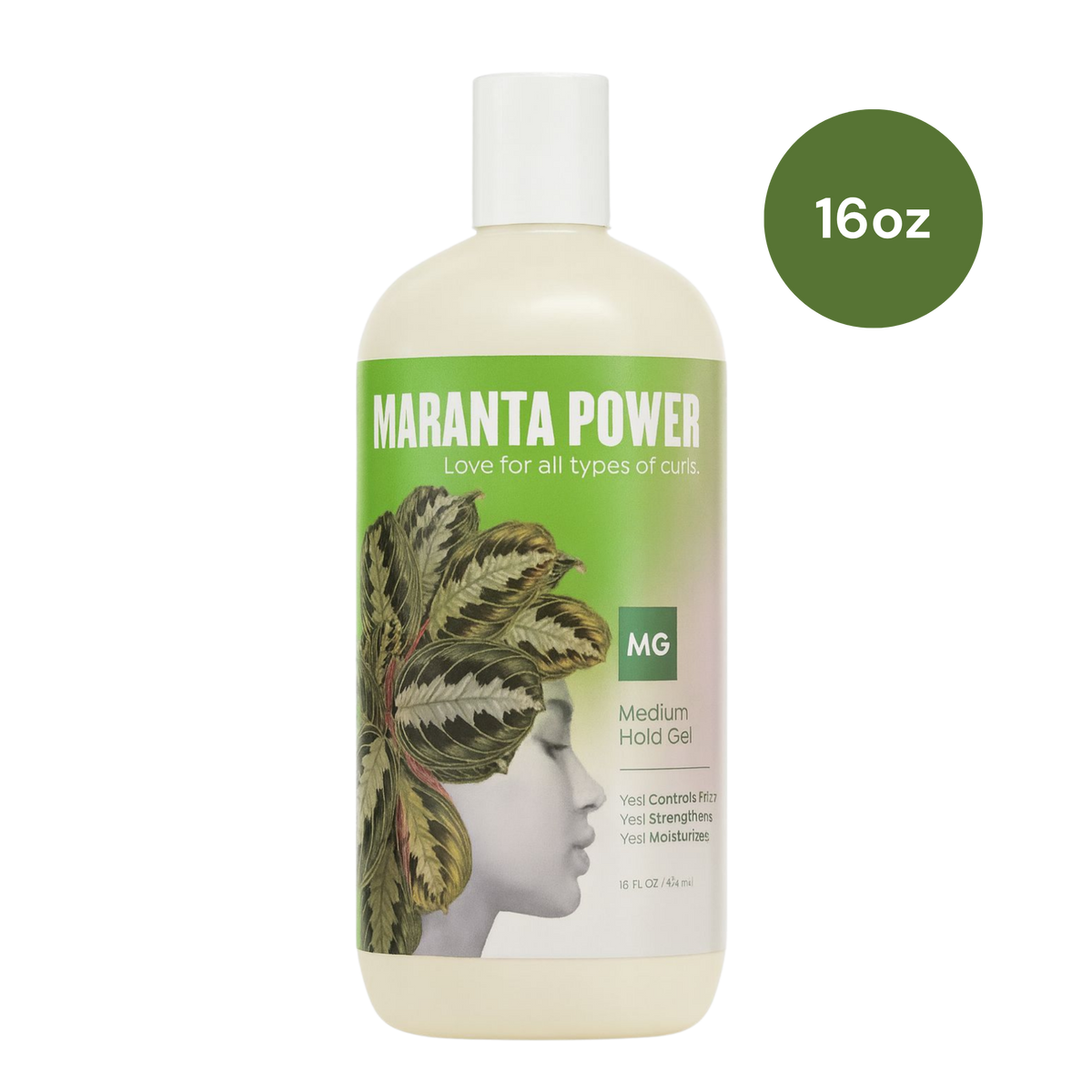 Maranta Power Medium Hold Gel 16oz